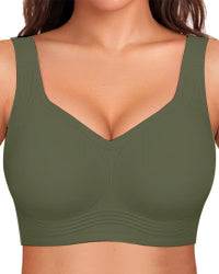 Comfortable Wireless Jelly Bra with Full Coverage and Smoothing Fit 3