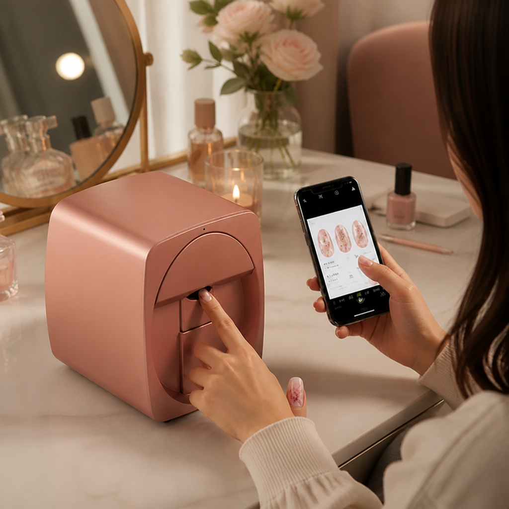 AI Nail Art Printer Kit - Salon-Style Custom Nail Designs at Home in 40 Seconds 2