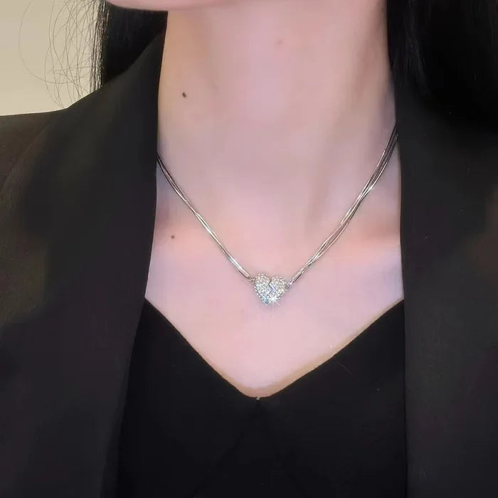 Magnetic Love Patchwork Necklace Set 6