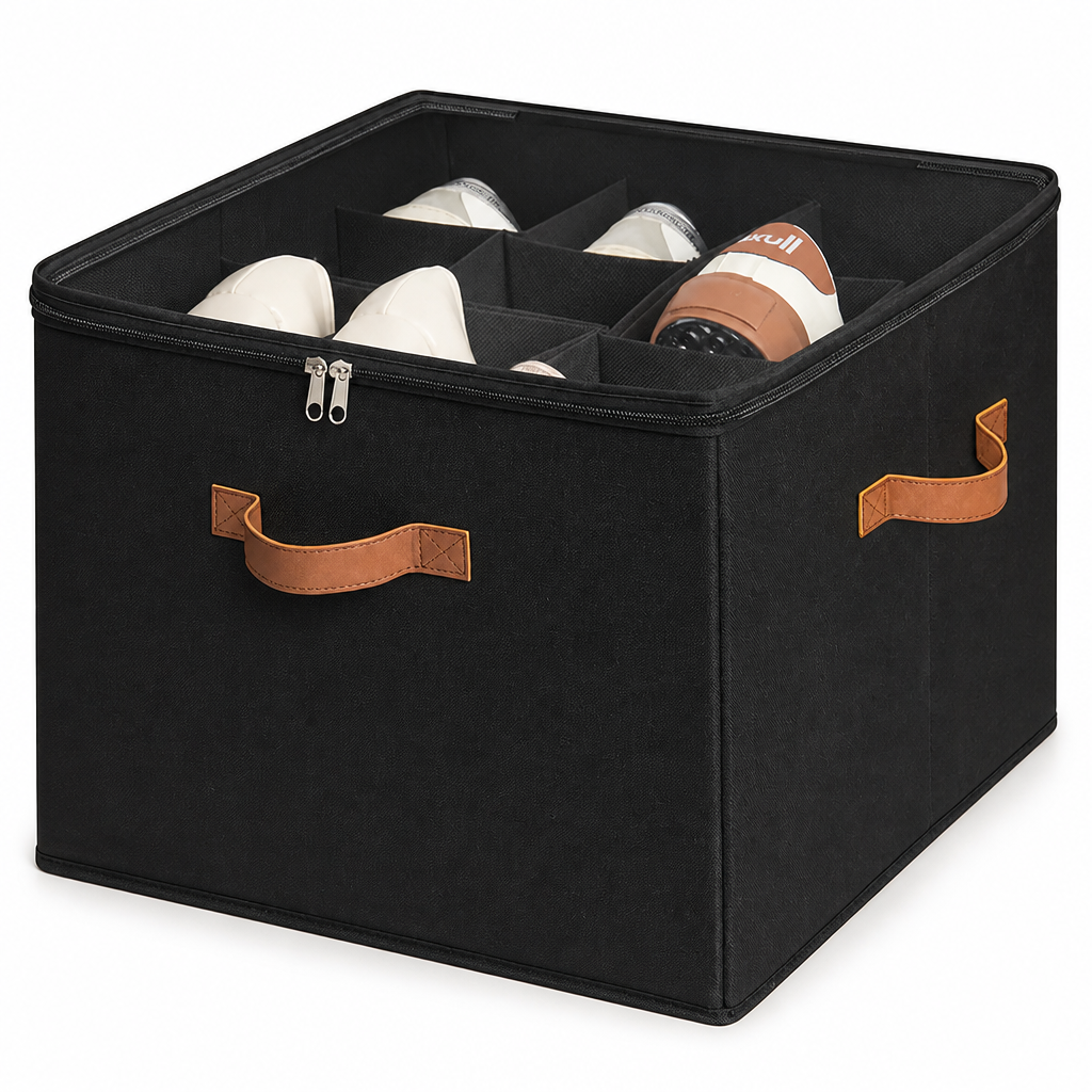 Foldable Shoe Organizer — Breathable, Space-Saving Closet Storage 7