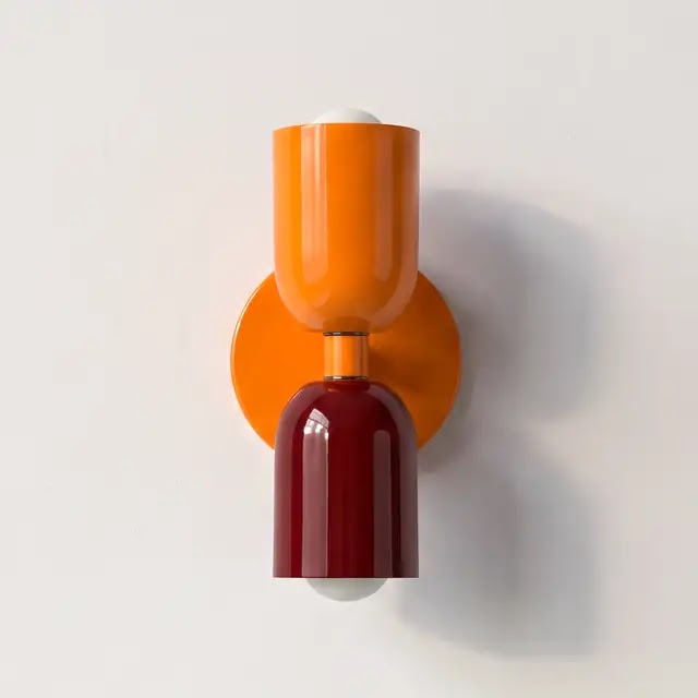 Retro Wall Lamp in Vivid Colors 25