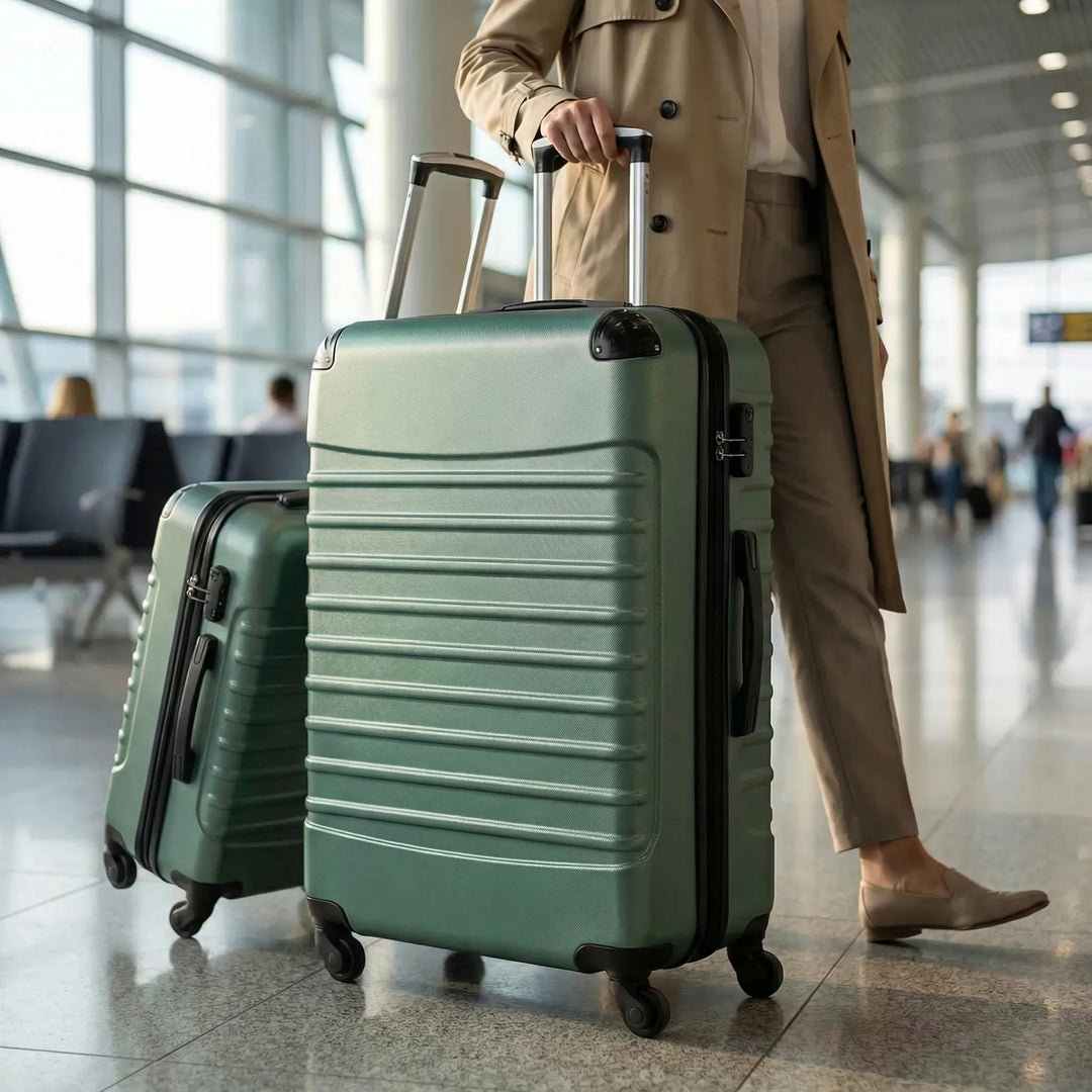 2-Piece hard Shell Suitcase Set - Voyabold