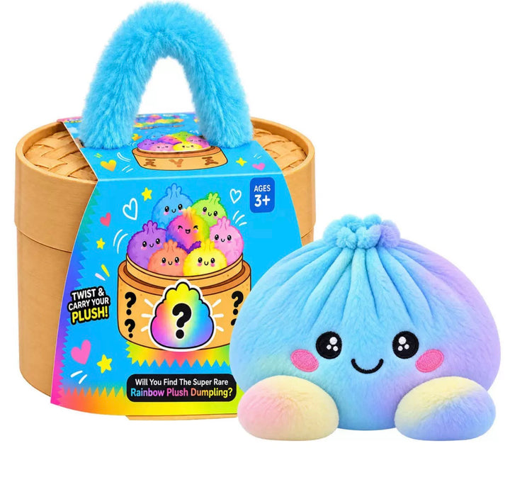 Collectible Surprise Plush Dumpling Toys in a Steamer Basket Gift Box 10