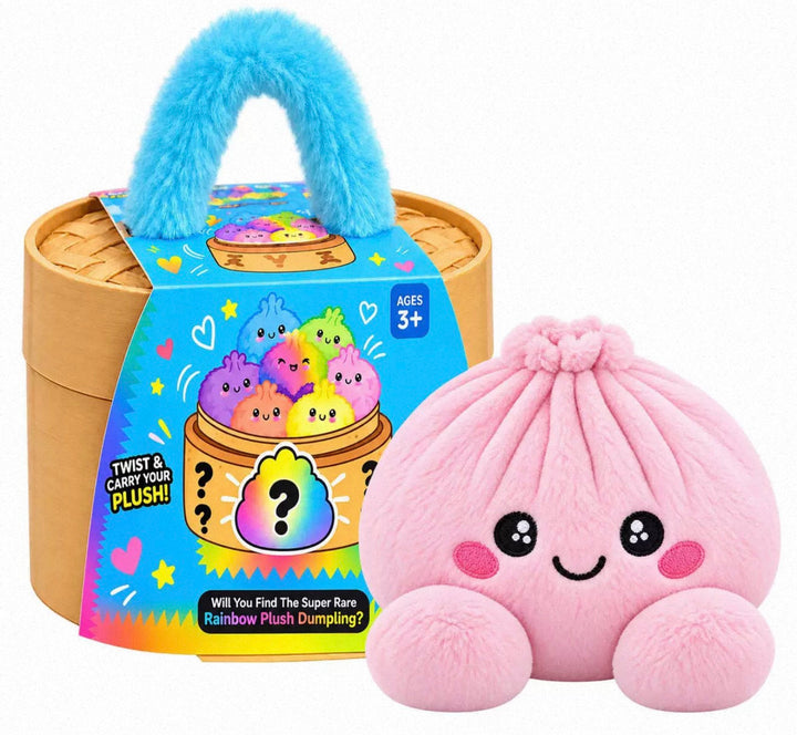 Collectible Surprise Plush Dumpling Toys in a Steamer Basket Gift Box 4