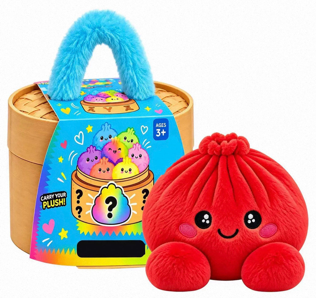 Collectible Surprise Plush Dumpling Toys in a Steamer Basket Gift Box 22