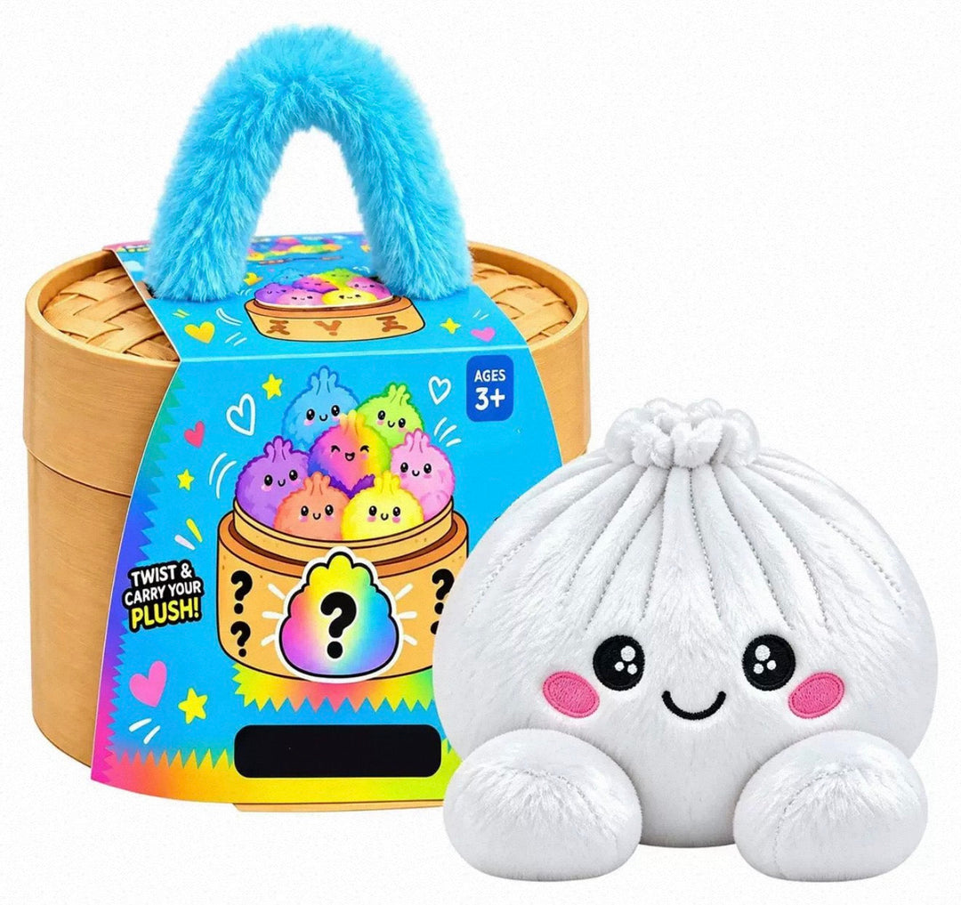 Collectible Surprise Plush Dumpling Toys in a Steamer Basket Gift Box 8