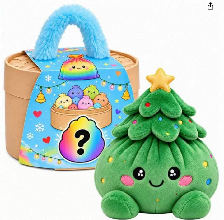 Collectible Surprise Plush Dumpling Toys in a Steamer Basket Gift Box 14