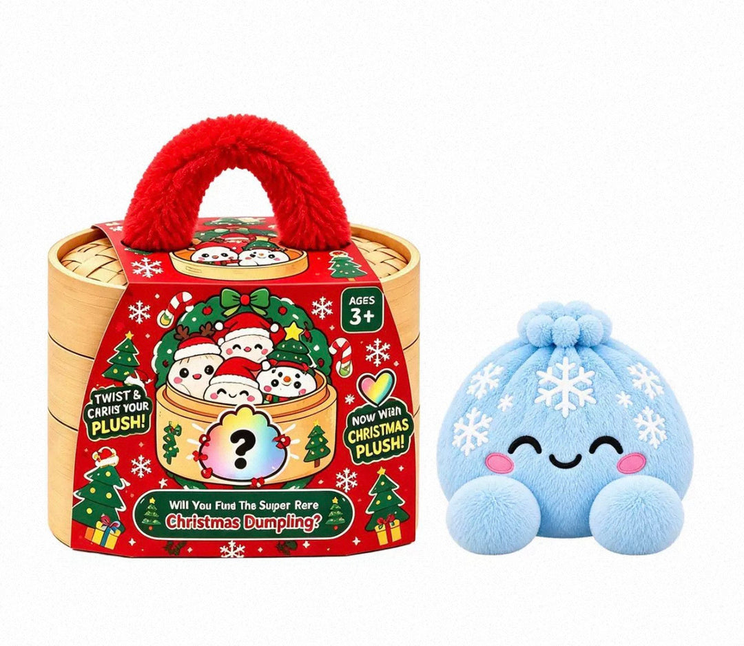 Collectible Surprise Plush Dumpling Toys in a Steamer Basket Gift Box 19