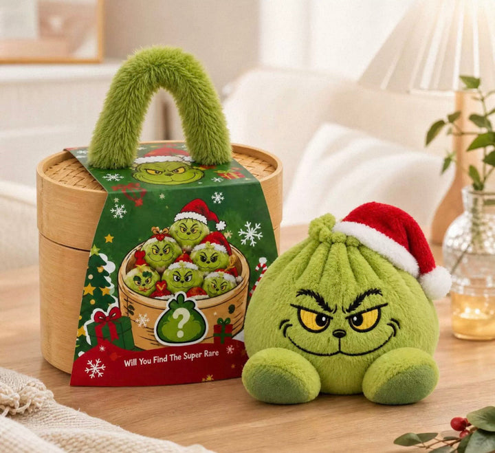 Collectible Surprise Plush Dumpling Toys in a Steamer Basket Gift Box 20