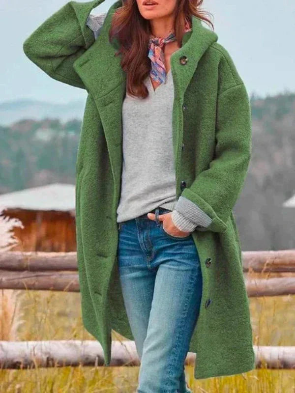 Women's Warm Winter Coat with Pockets - Stylish Everyday Outerwear 5