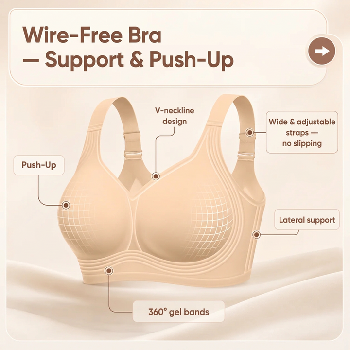 Wireless Women's Bra, Comfort Fit, Invisible Second-Skin Feel 4