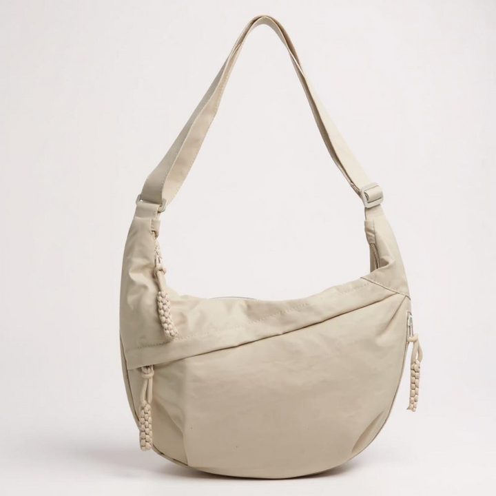 Beige Shoulder Bag – Elegant Everyday Crossbody Purse 1