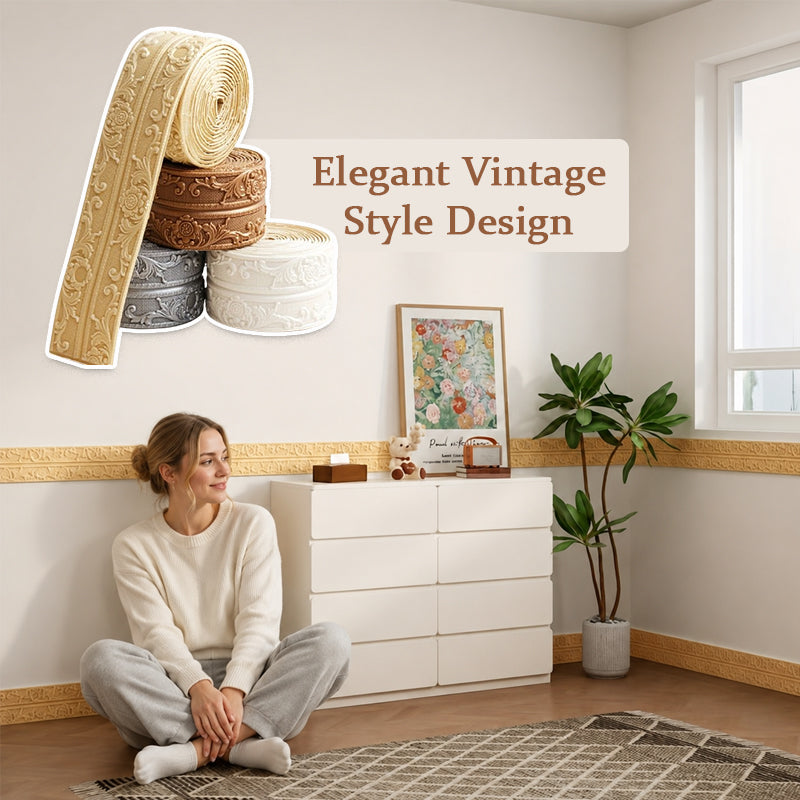 Self-Adhesive Vintage Trim for Walls, Mirrors & Furniture 3