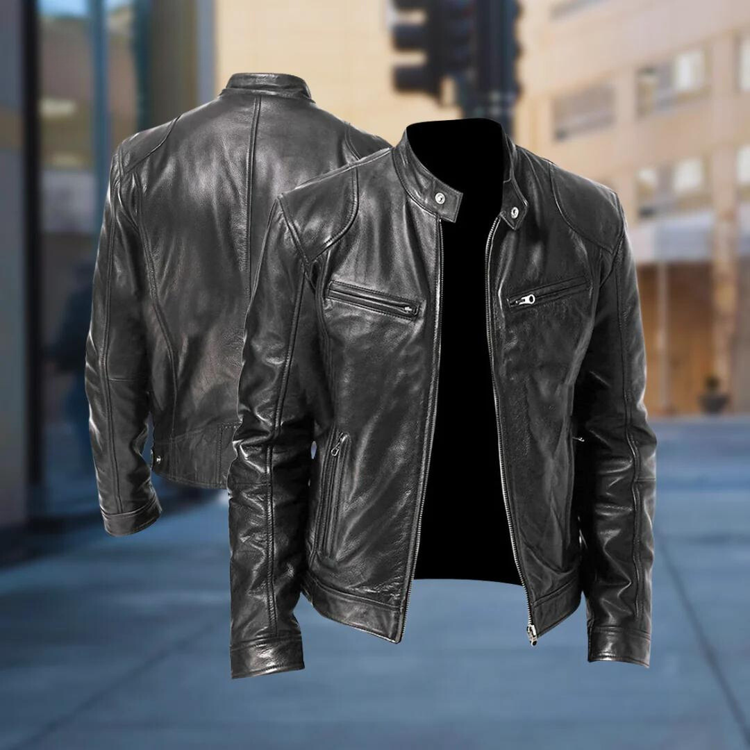 Men's Leather Jacket – Elegant and Durable Modern Style Jacket 4