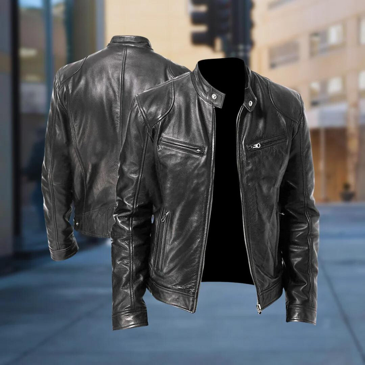 Men's Leather Jacket – Elegant and Durable Modern Style Jacket 4