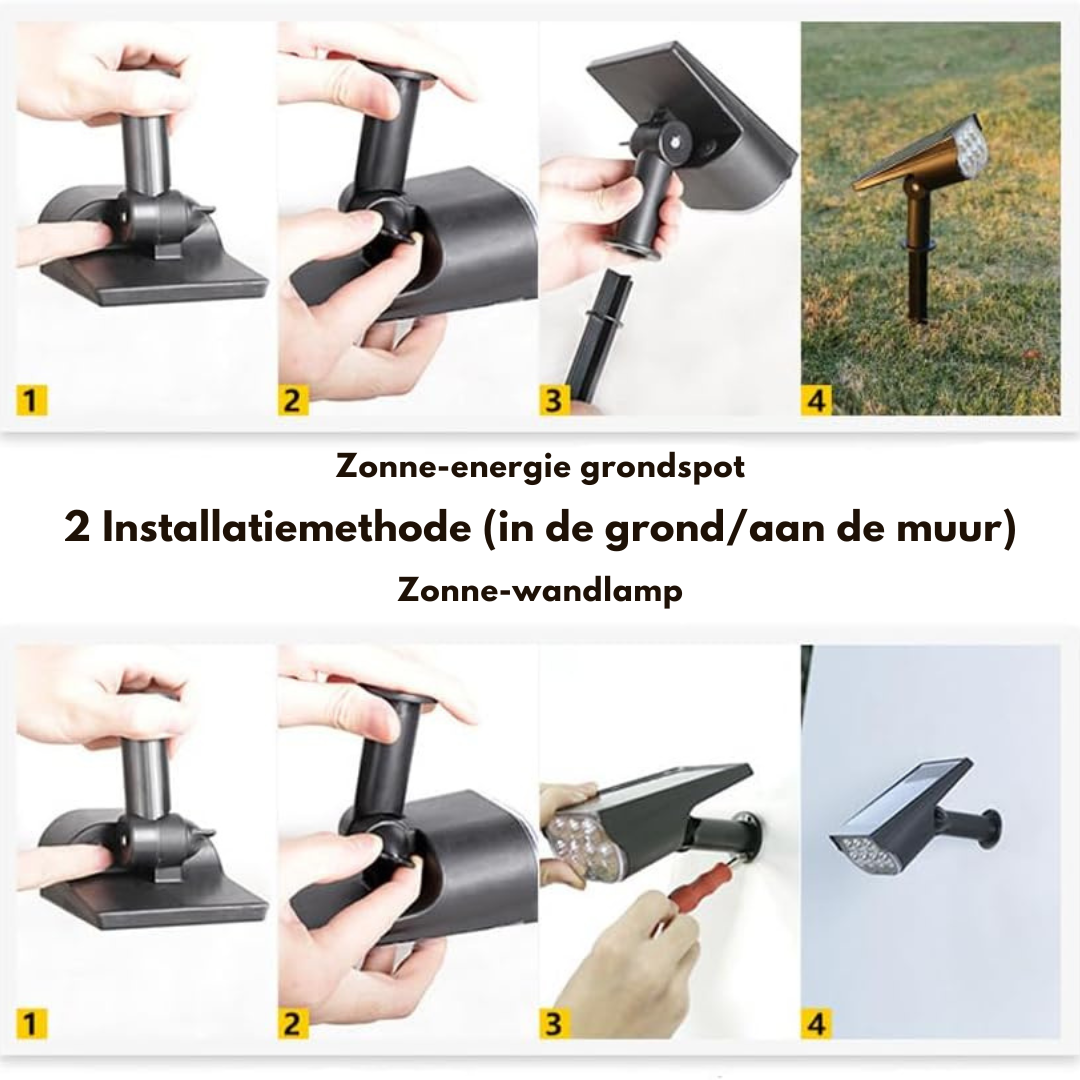 Stylish Waterproof Solar Garden Light 5