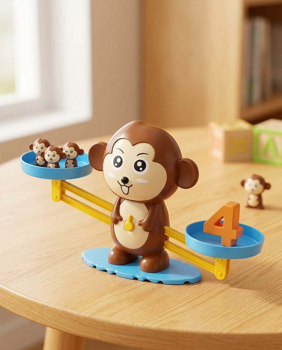 Number Balance Toy for Toddlers, Hands-On Math Learning Set 3