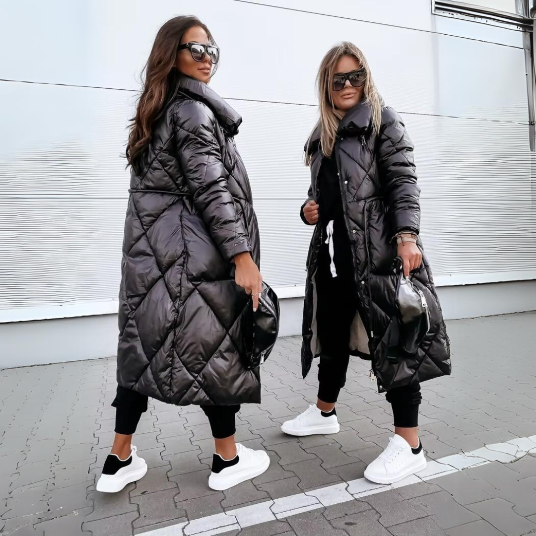 Elora Long Down-Filled Winter Coat for Women - Windproof & Water-Repellent 4