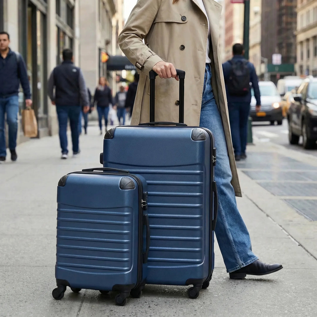 2 piece Hard Shell Luggage Set - AeroGlide