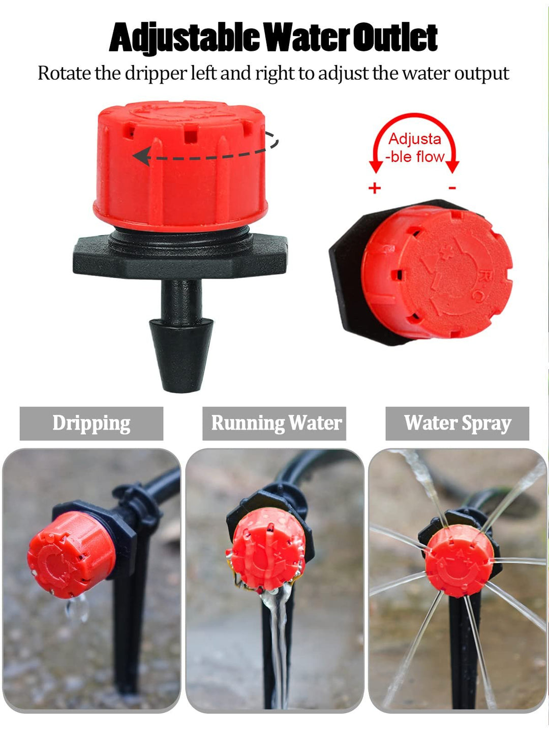 Adjustable Drip Irrigation Kit — Precision Watering for Lush Growth 8