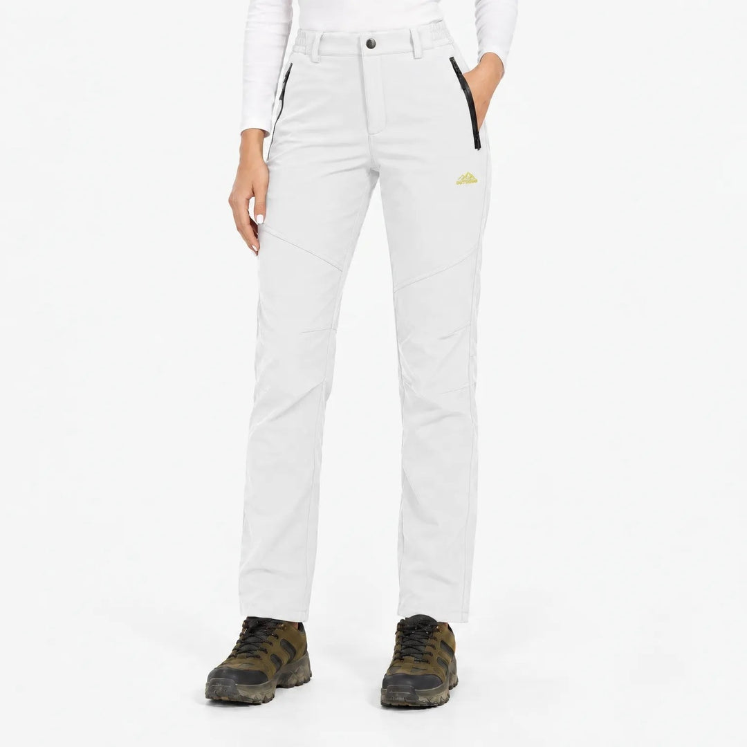 Women's Lined Thermal Softshell Pants with Fleece, Water-Repellent 15