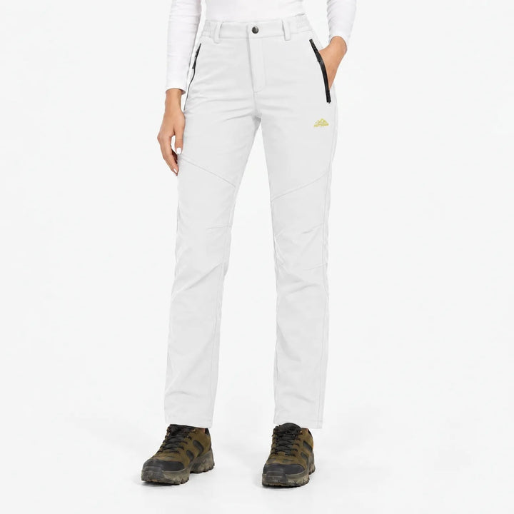 Women's Lined Thermal Softshell Pants with Fleece, Water-Repellent 15