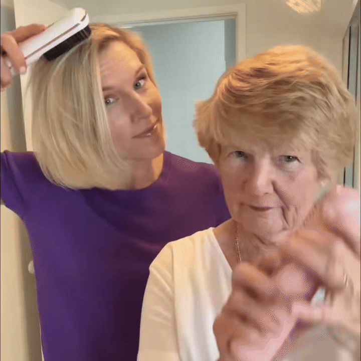 Cordless Heated Styling Brush for Short Hair, Bangs and Nape 9