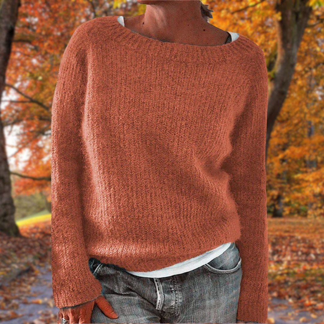 Women's Classic Merino Wool Sweater, Elegant Warm Knit for Fall and Winter 6