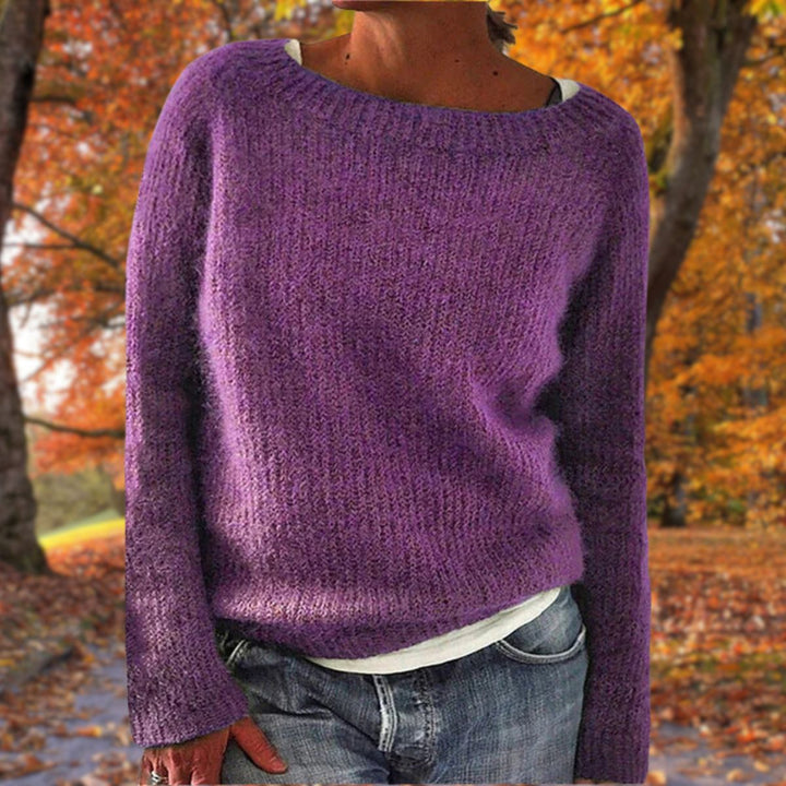 Women's Classic Merino Wool Sweater, Elegant Warm Knit for Fall and Winter 7