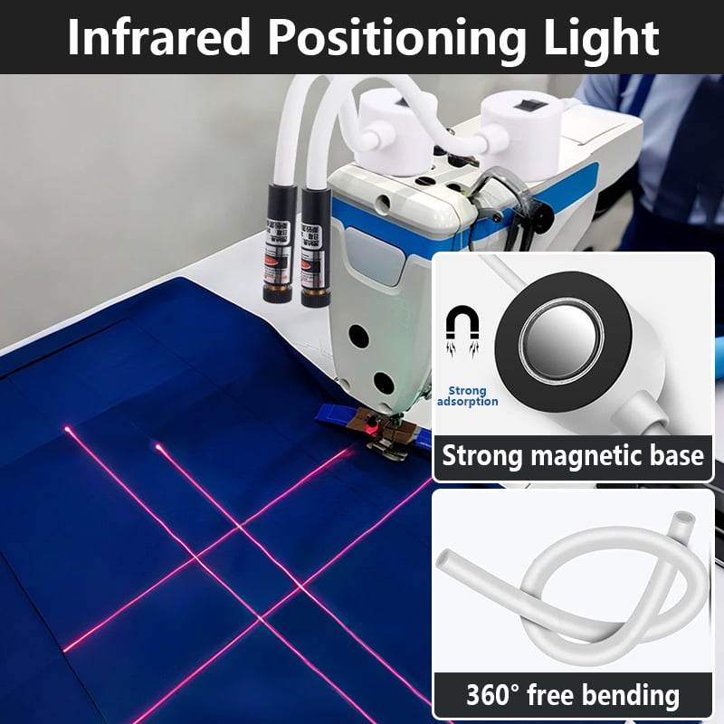 Laser Sewing Guide for Sewing Machines with Magnetic Mount and Adjustable Beam 2