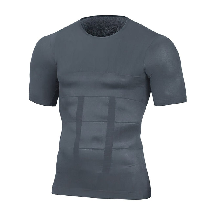 Men's Compression Fitness T-Shirt - Breathable Stretch Shaping Activewear Top 4