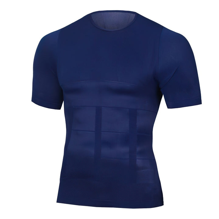 Men's Compression Fitness T-Shirt - Breathable Stretch Shaping Activewear Top 3
