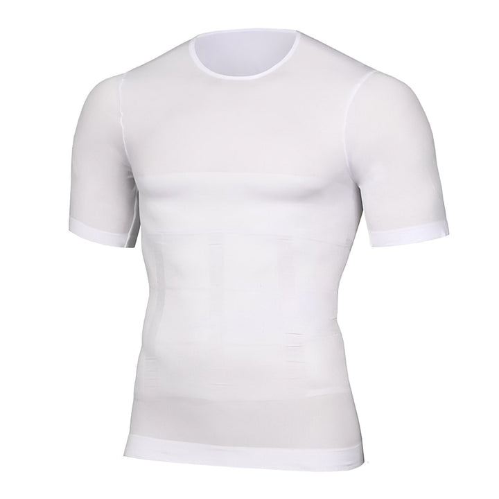 Men's Compression Fitness T-Shirt - Breathable Stretch Shaping Activewear Top 2