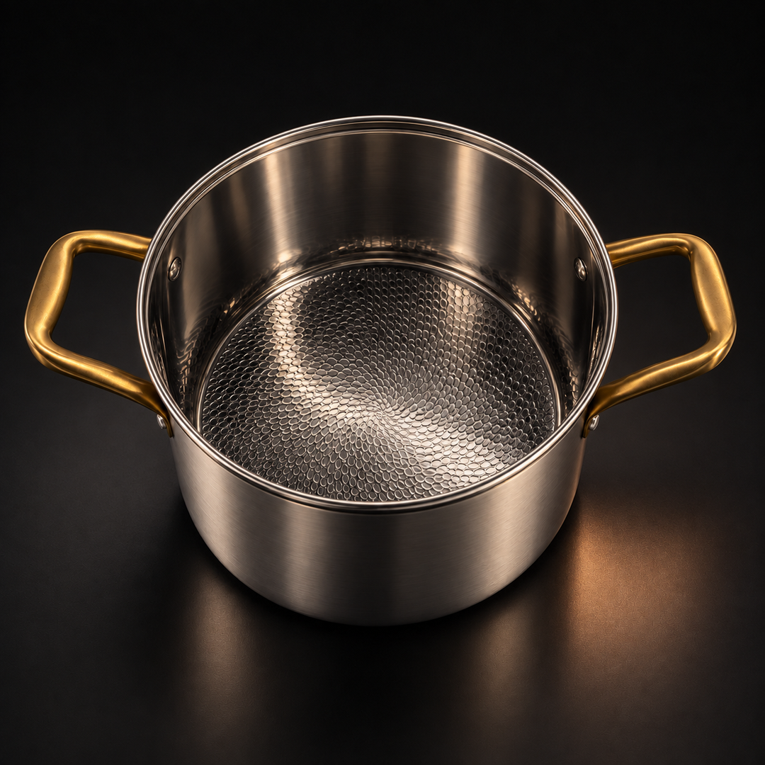 Titanium Cooking Pot with Lid, PFAS-Free, Chemical-Coating Free 2