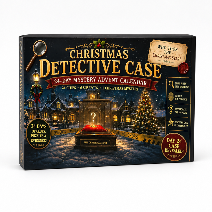 24-Day Escape Room Puzzle Advent Calendar with 6 Mystery Themes 11