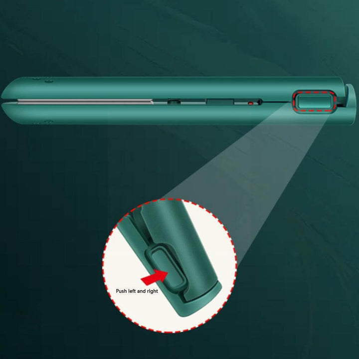 Cordless 2-in-1 Hair Straightener & Curler with Ceramic Plates, Lightweight 6