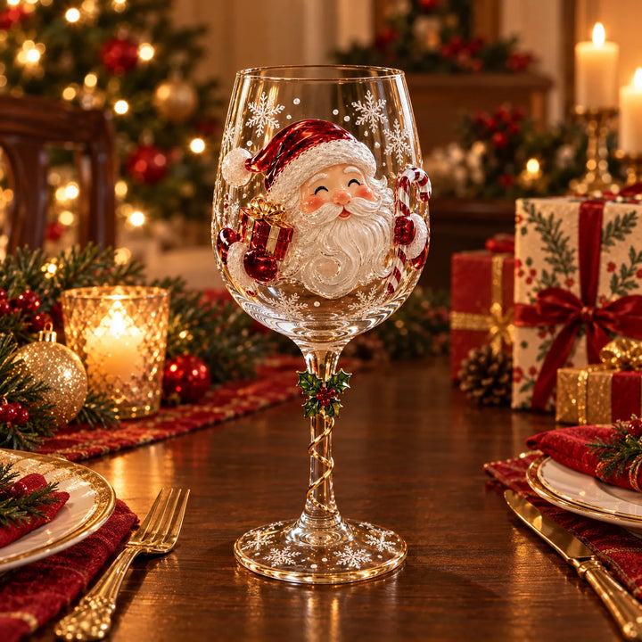 3D Christmas Wine Glasses – Memorable Holiday Gifts For Loved Ones