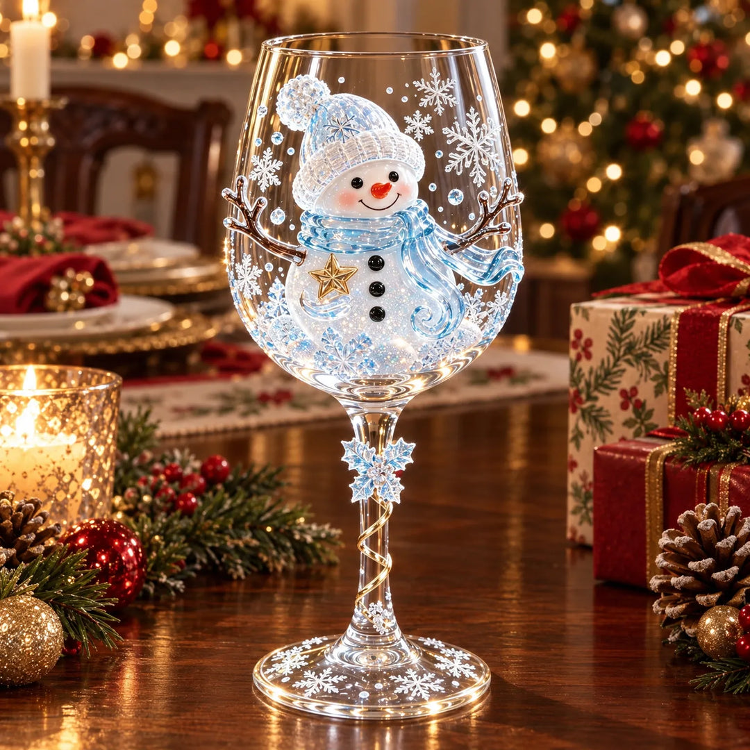3D Christmas Wine Glasses – Memorable Holiday Gifts For Loved Ones