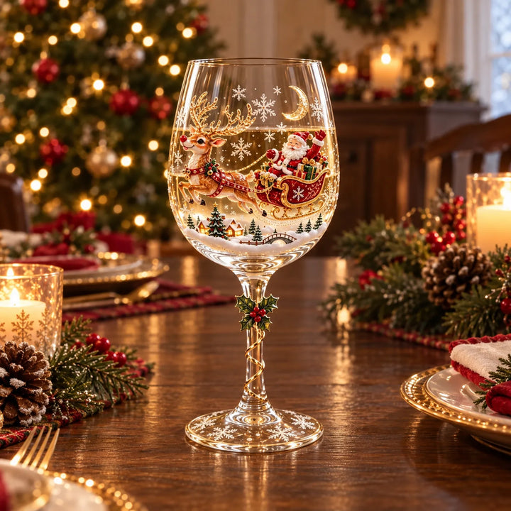3D Christmas Wine Glasses – Memorable Holiday Gifts For Loved Ones