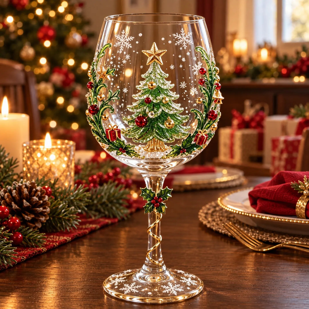 3D Christmas Wine Glasses – Memorable Holiday Gifts For Loved Ones