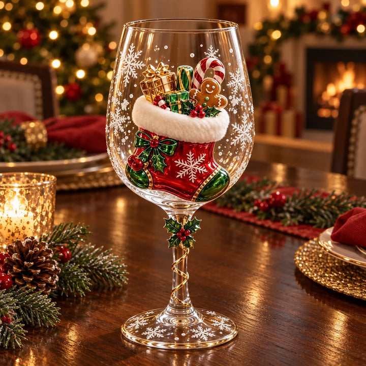 3D Christmas Wine Glasses – Memorable Holiday Gifts For Loved Ones