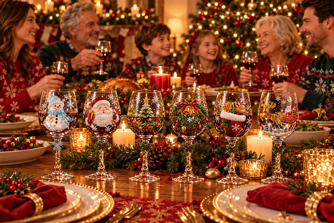3D Christmas Wine Glasses – Memorable Holiday Gifts For Loved Ones