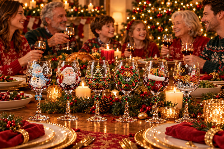3D Christmas Wine Glasses – Memorable Holiday Gifts For Loved Ones