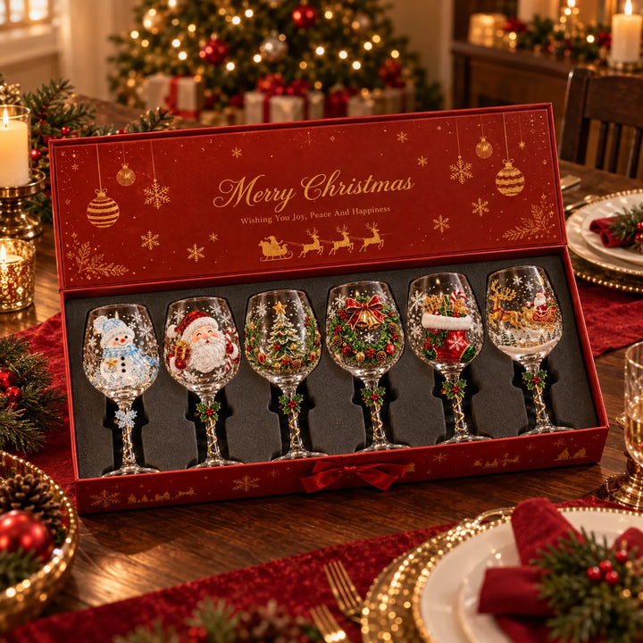 3D Christmas Wine Glasses – Memorable Holiday Gifts For Loved Ones