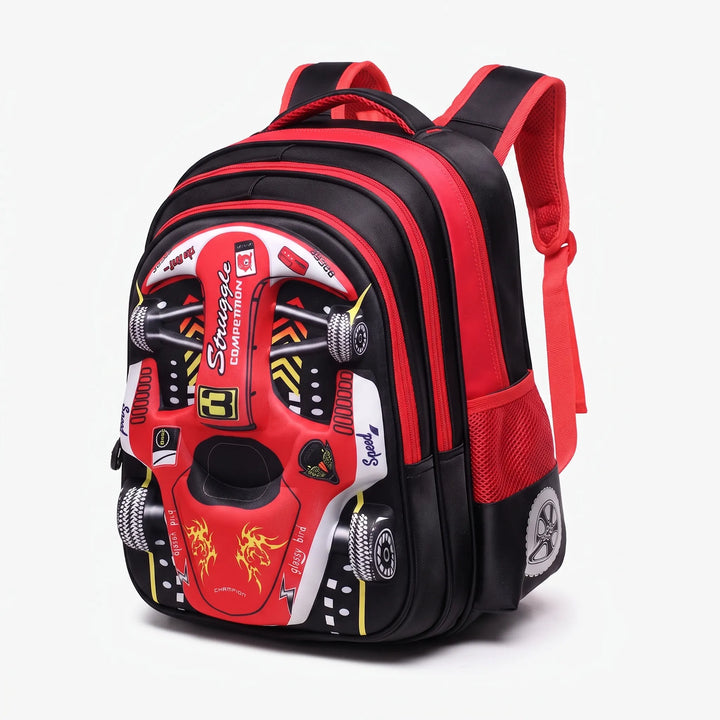 3D Race Car Kids Backpack - Veloxis