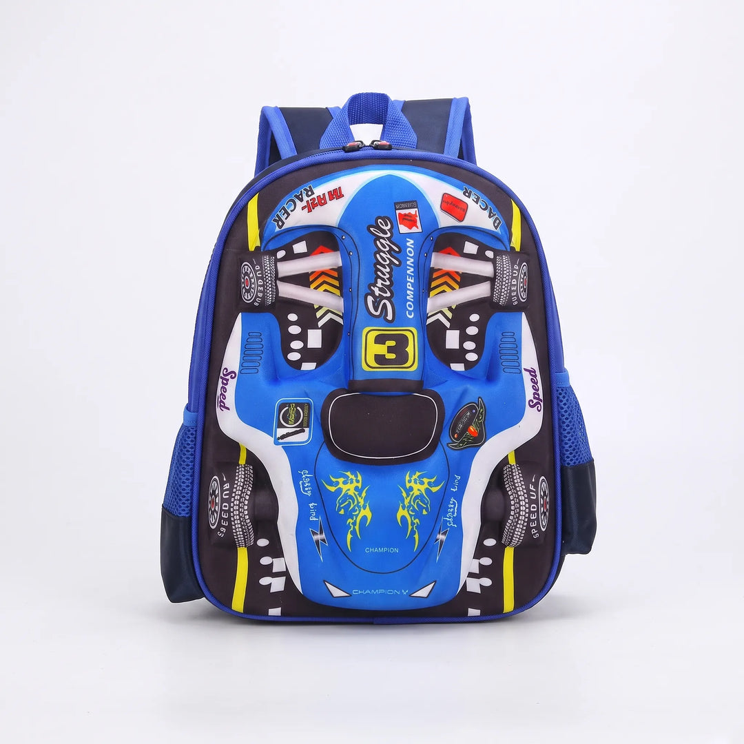 3D Race Car Kids Backpack - Veloxis