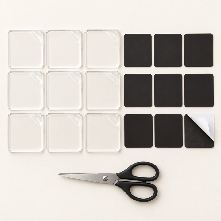 Clear Acrylic Photo Magnets – Self-Adhesive, No Glue Needed 9