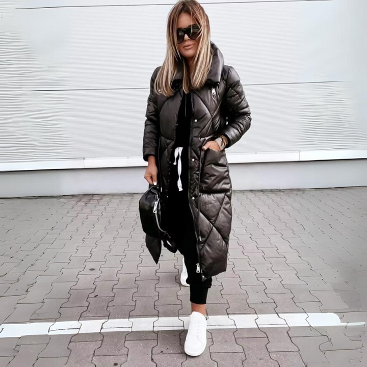 Elora Long Down-Filled Winter Coat for Women - Windproof & Water-Repellent 5
