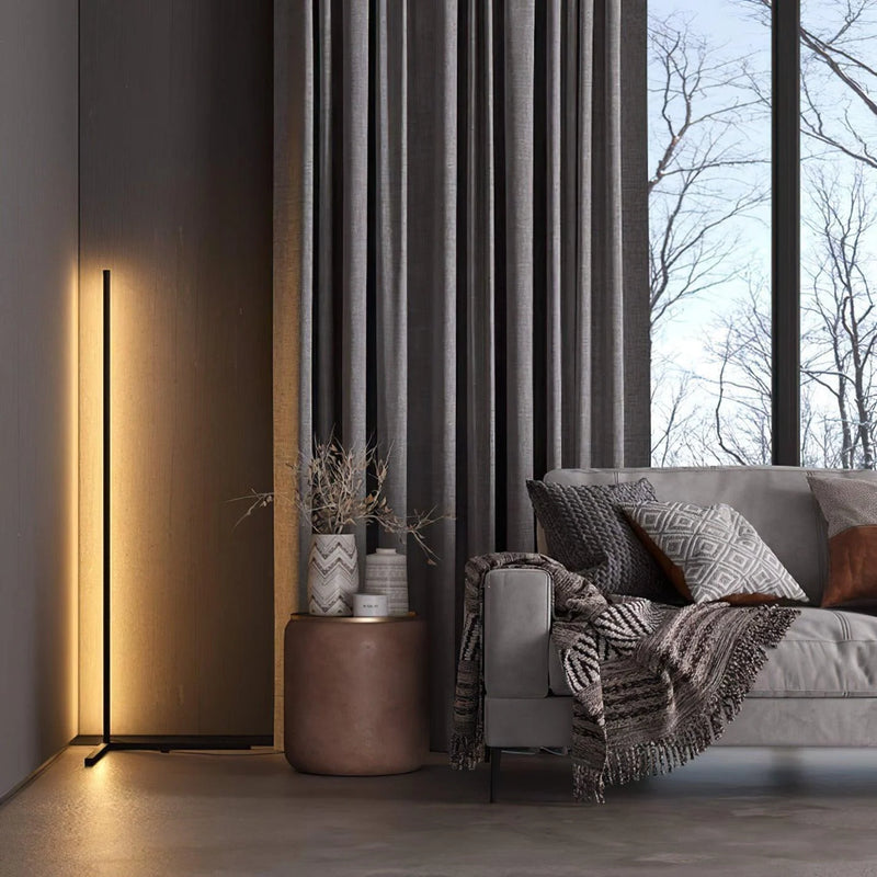Nordic LED Floor Lamp with Remote, Dimmable RGB and Warm White, 142 cm 3