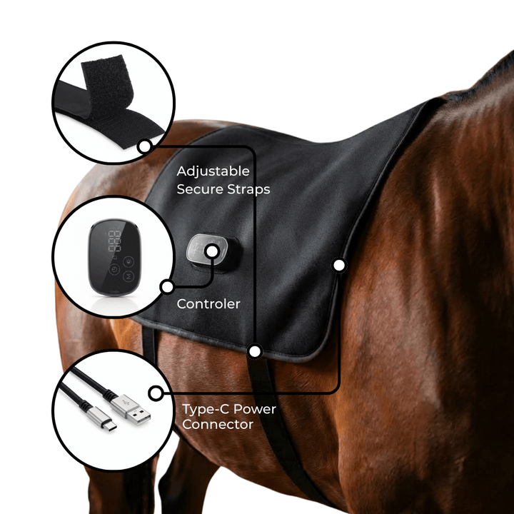 LED Red Light Therapy Back Wrap for Horses 5